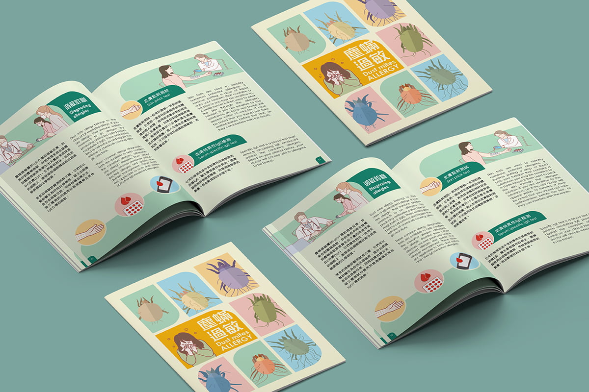 Editorial design for T-med booklet